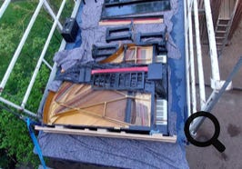 Flügel - Krantransport mit Plattform